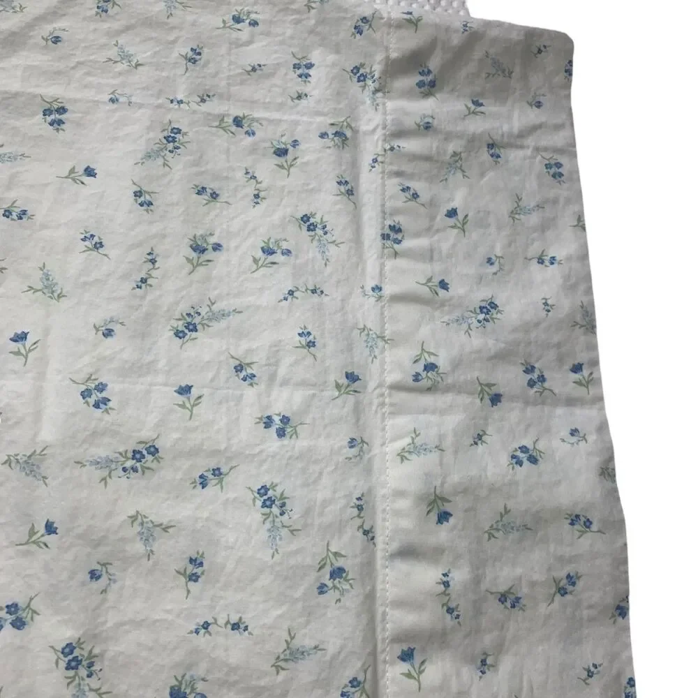Lauren Ralph Lauren Linda Floral Blue Pattern Cottagecore Pillow Case 32x18